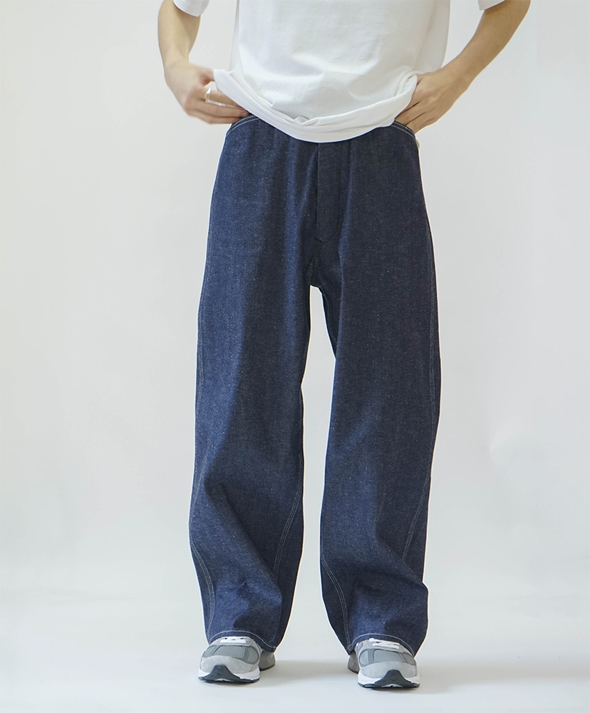 ミリタリーデニムトラウザーズa.presse - military denim trousers