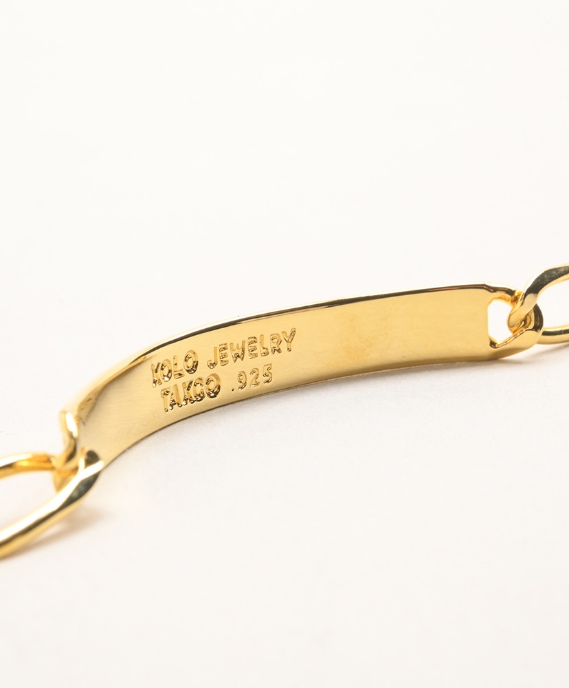 I.D Oval Mutual Link Bracelet 6mm Gold/ゴールド 17(WOMEN)