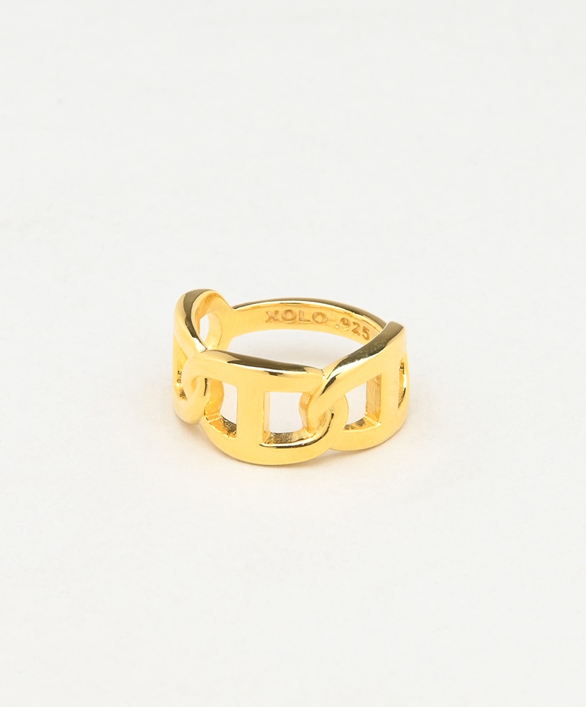 Anchor Ring Large(S(WOMEN) Gold/ゴールド): XOLO JEWELRY
