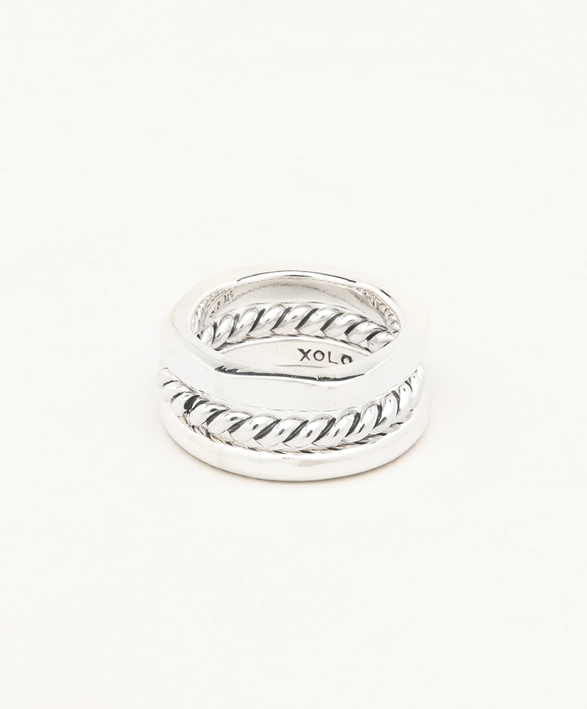 Triple Ring(M(MEN) Silver/シルバー): XOLO JEWELRY