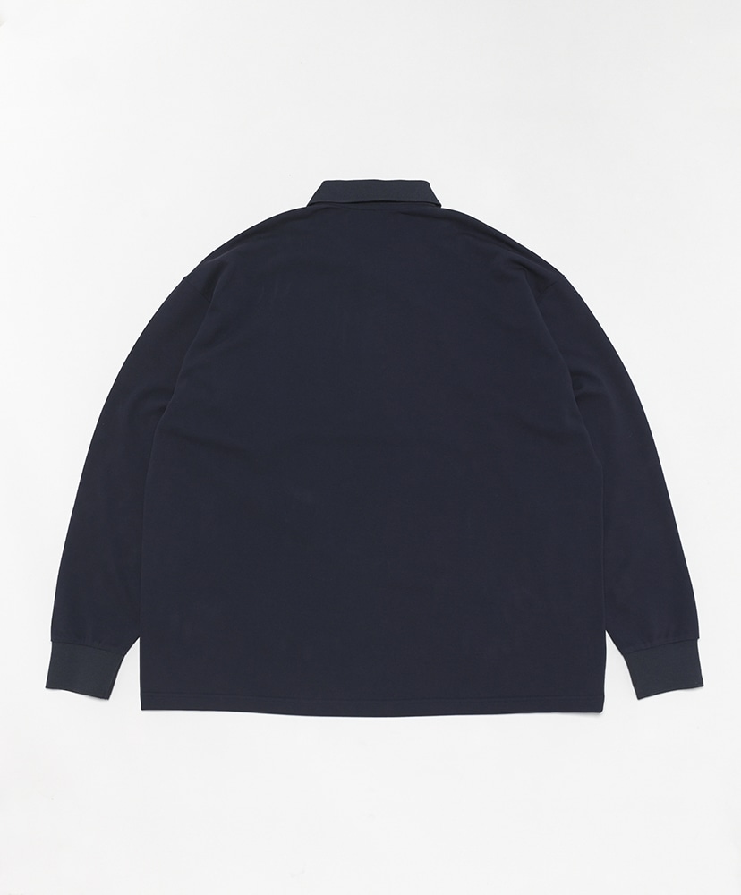 Pique Jersey L/S Polo(L(MEN) Navy/ネイビー): FreshService