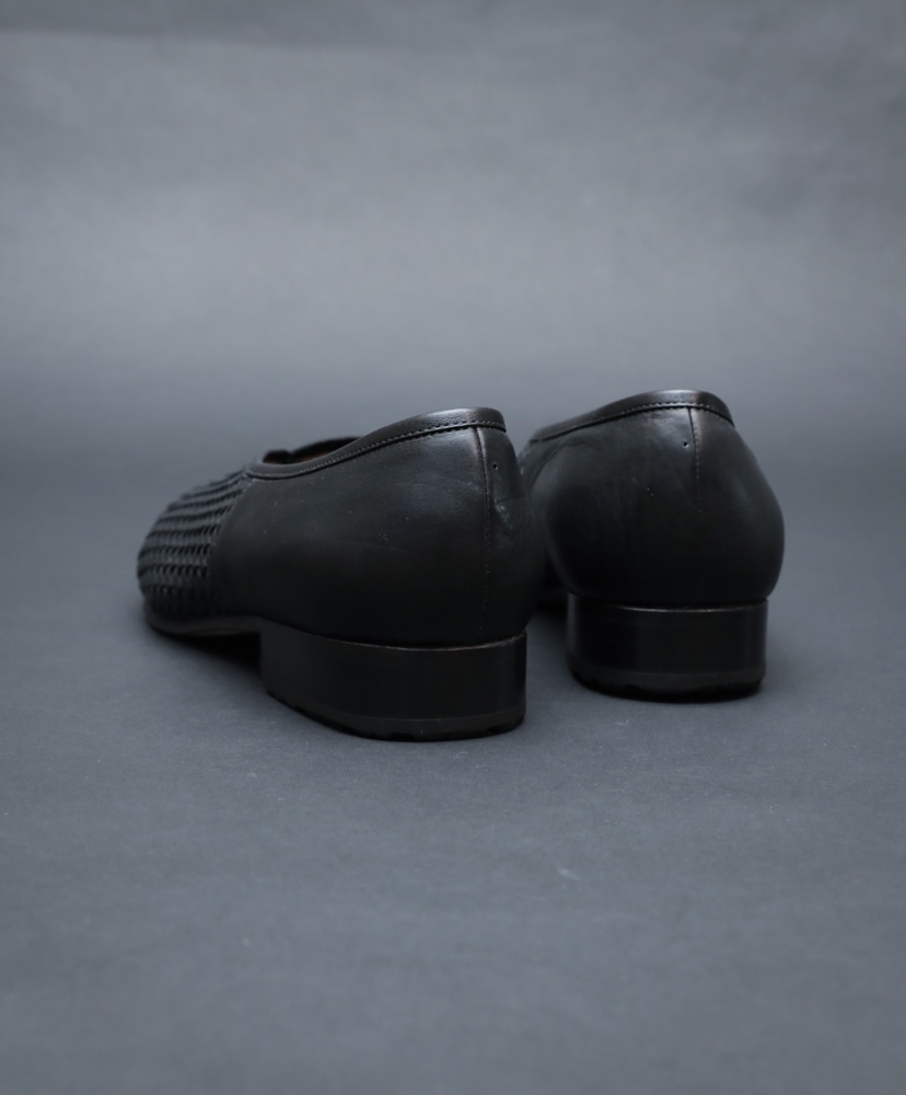 Tear Pumps Mesh(Oiled Baby Calf)(5(MEN) Black/ブラック): Post