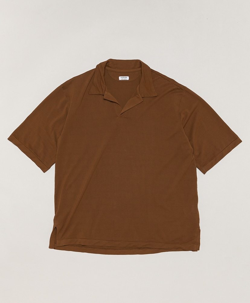pink and brown polo