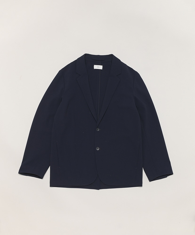 Wool Oxford Tailored Jacket(2(MEN) Navy/ネイビー): ATON