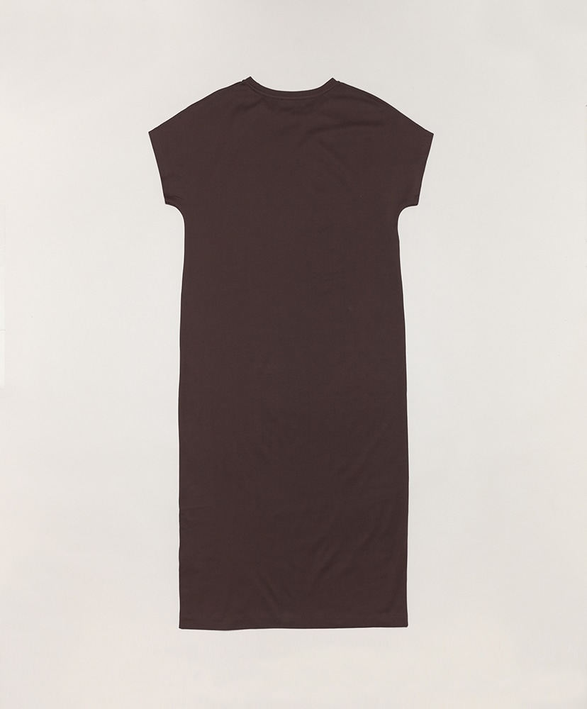 Suvin 60/2 Cap Sleeve Dress(01(WOMEN) Burgundy/バーガンディ): ATON