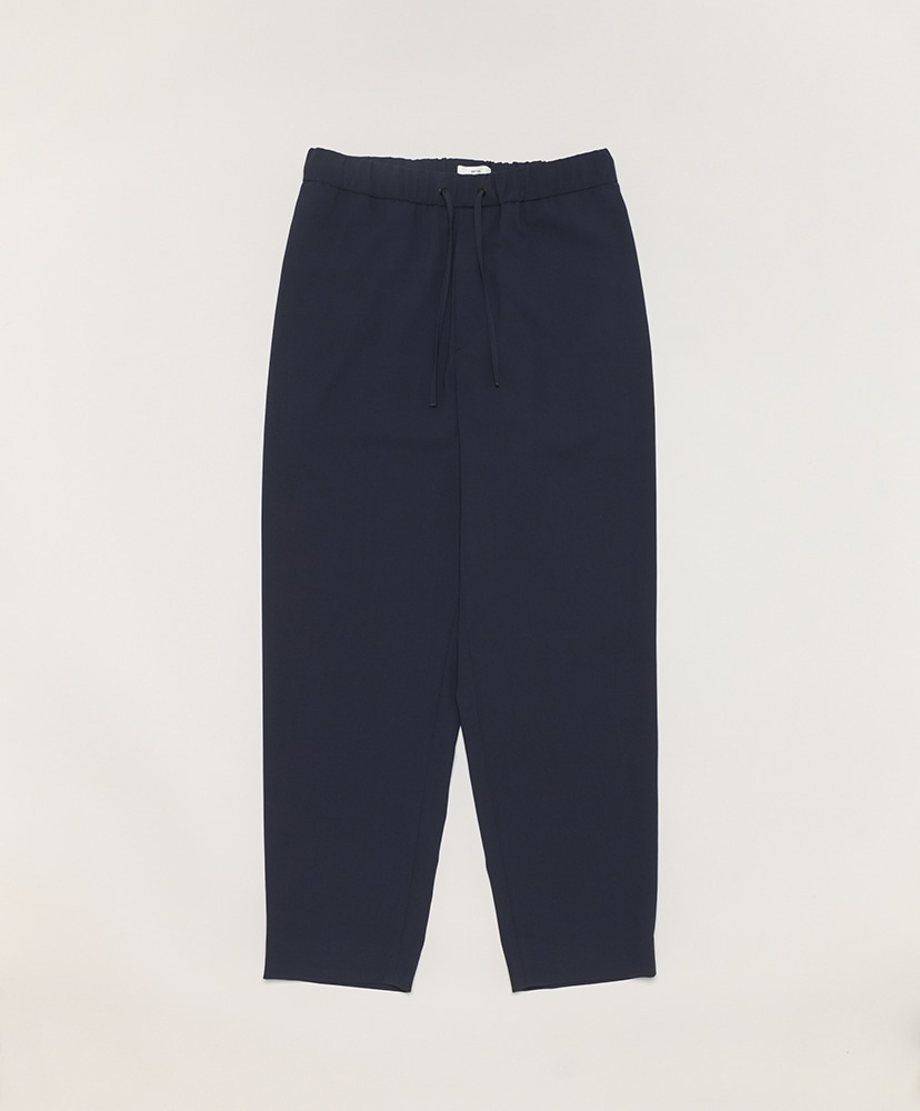 Wool Oxford Tapered Easy Pants(4(MEN) Navy/ネイビー): ATON