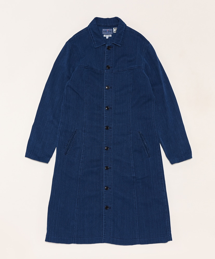 カセゾメサシコ シャツワンピース(M(WOMEN) Indigo/インディゴ): BLUE BLUE JAPAN