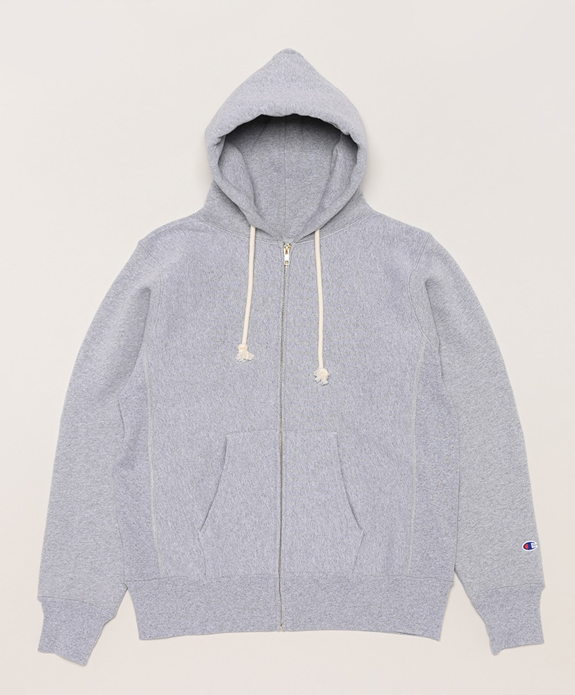 Champion REVERSE WEAVE® ZIP 可笑しく HOODED SWEAT リバースウィーブ 赤単色タグ 赤タグ メイド