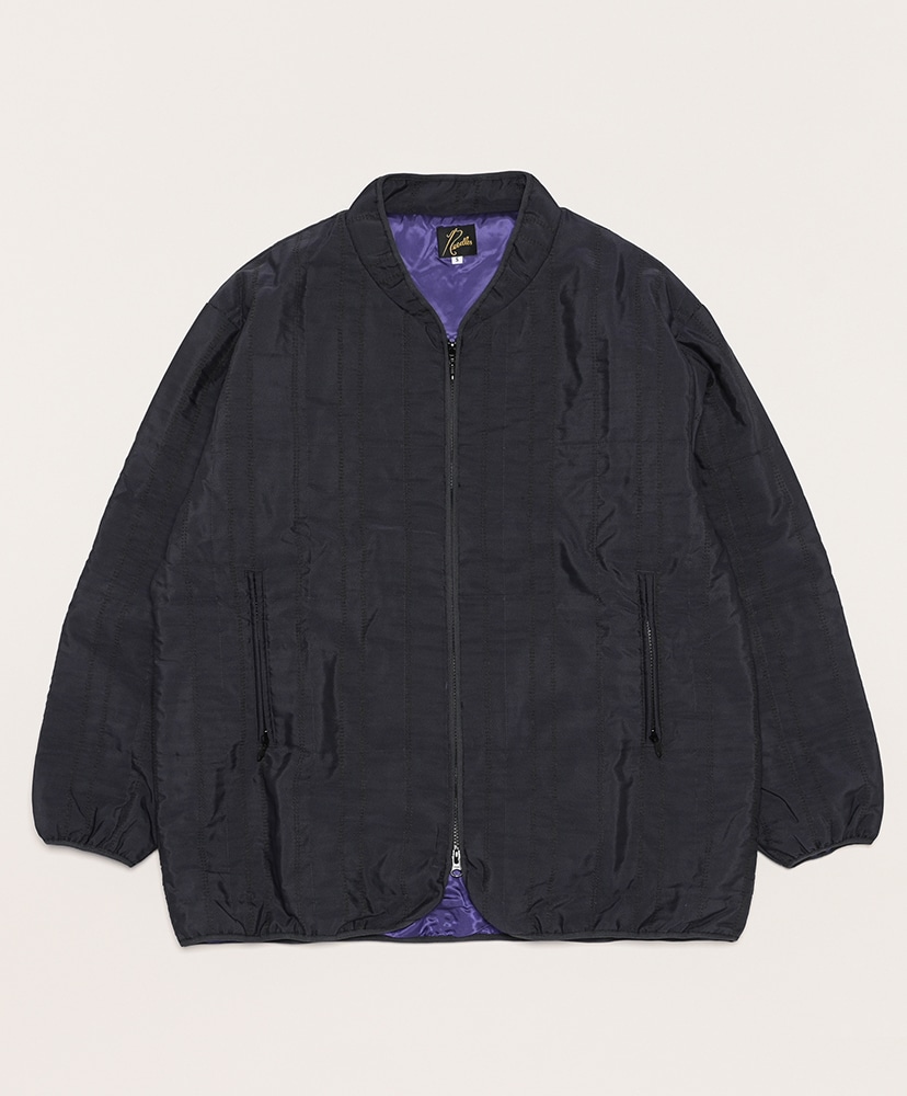 Needles piping quilt jacket くから purple