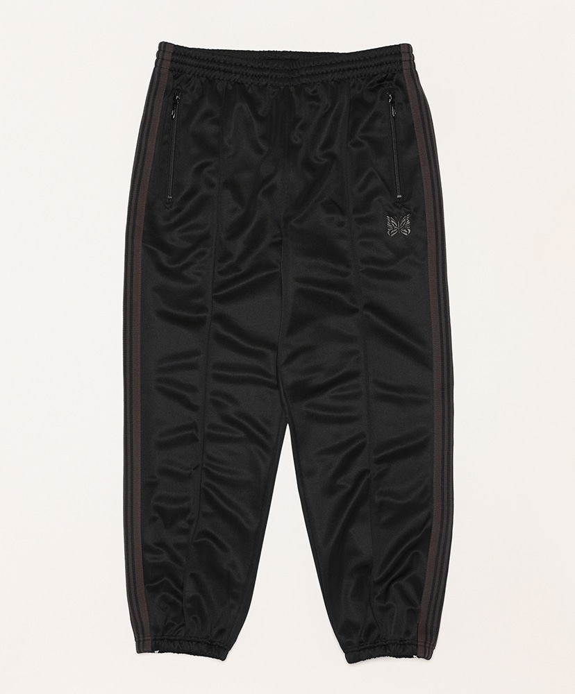 Zipped Track Pant - Poly Smooth(L(MEN) Black/ブラック): NEEDLES