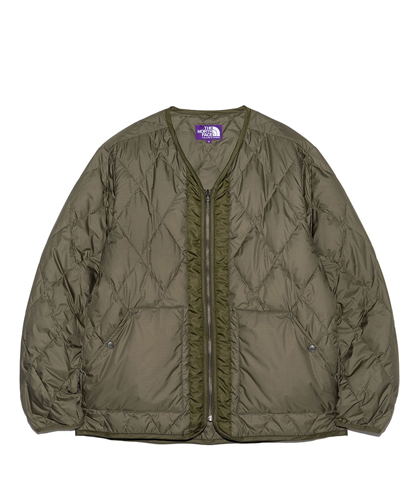 PLAS Field Down Cardigan(WS(WOMEN) K/ブラック): THE NORTH FACE PURPLE LABEL