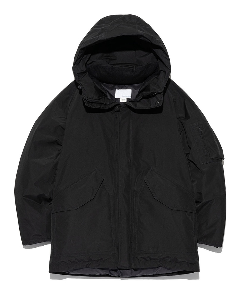 GORE-TEX Down Coat(L(MEN) K/ブラック): nanamica