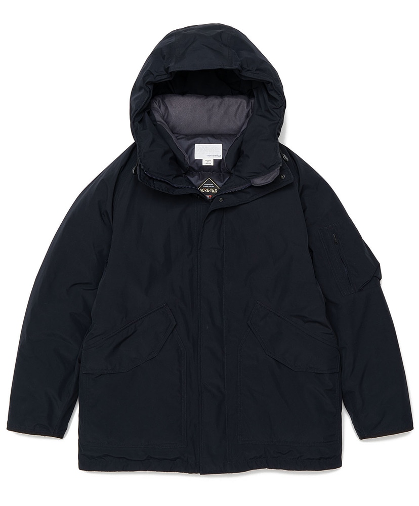 GORE-TEX Down Coat(L(MEN) K/ブラック): nanamica