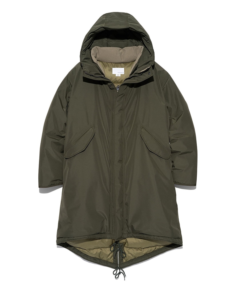 GORE-TEX Long Down Coat(M(MEN) K/ブラック): nanamica