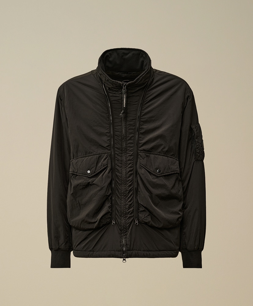 Chrome-R Body Zippers Padded Jacket(L(MEN) Black/ブラック 