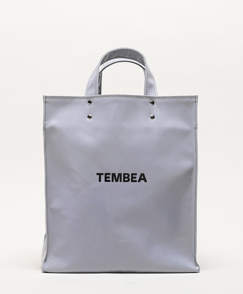 Paper Tote Medium - PVC(ONE Blue Grey/ブルーグレー): TEMBEA