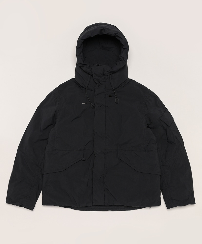 Padded Rain Short Parka(50(MEN) Black/ブラック): Ten c