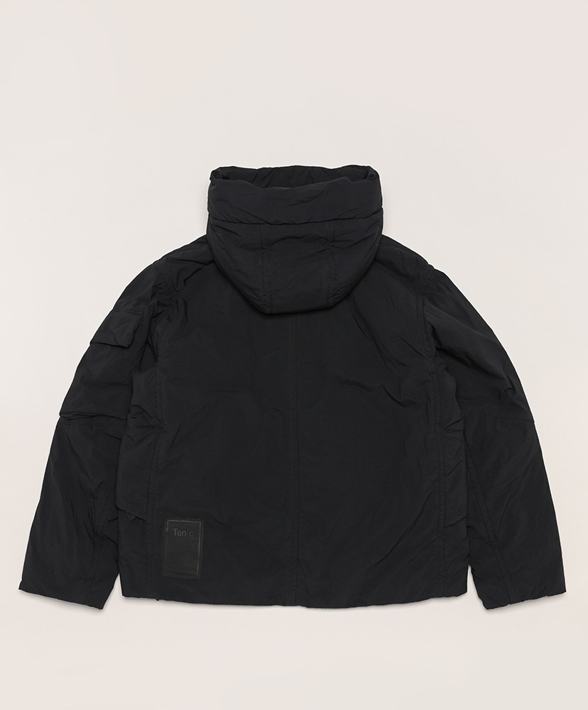 Padded Rain Short Parka(50(MEN) Black/ブラック): Ten c