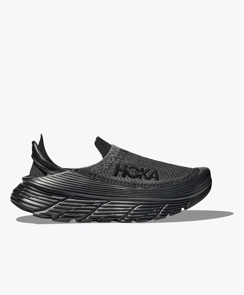 U Restore TC(23.0cm ブラック×ブラック): HOKA ONEONE