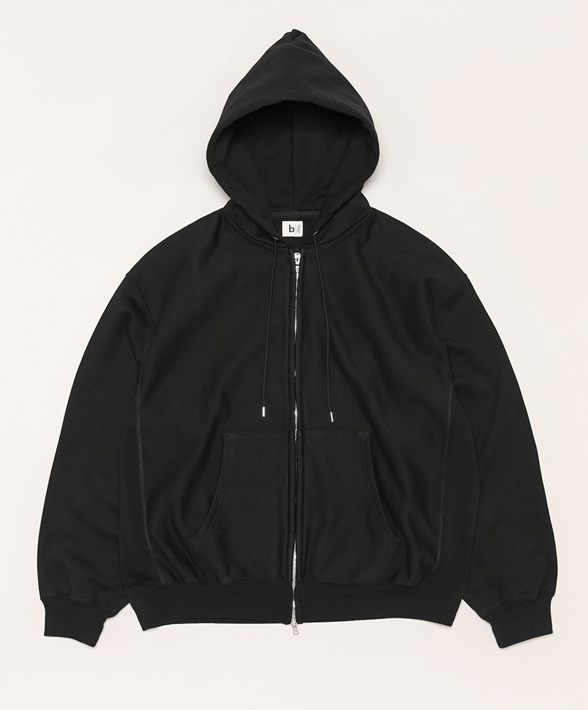 Soft&Hard Sweat Hoodie Zip Big(2(MEN) Black/ブラック): blurhms ROOTSTOCK