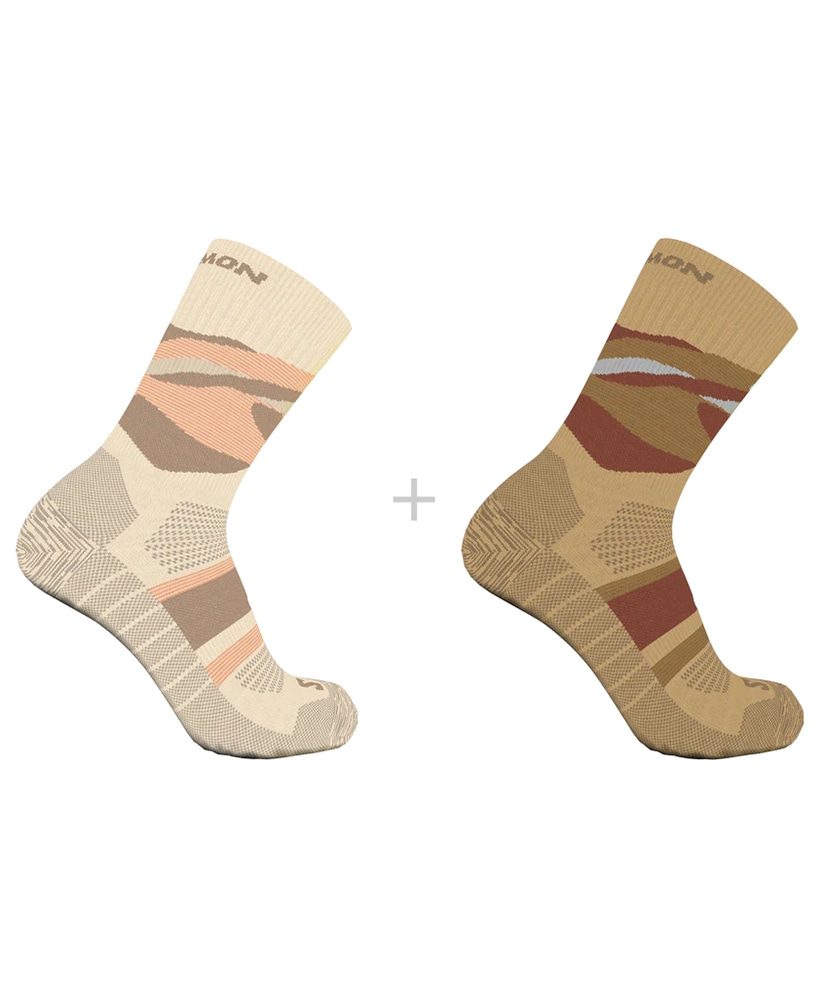 Out ALPS Crew 2-Pack(M(24.5-26.5cm) Curry×Shortbread/カリー
