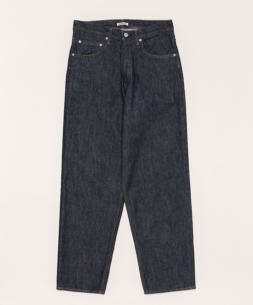 AURALEE HARD TWIST DENIM WIDE PANTS 28