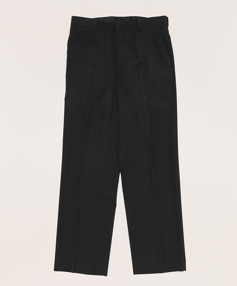 Light Wool Max Gabardine Slacks(3(MEN) Top Black/トップブラック): AURALEE