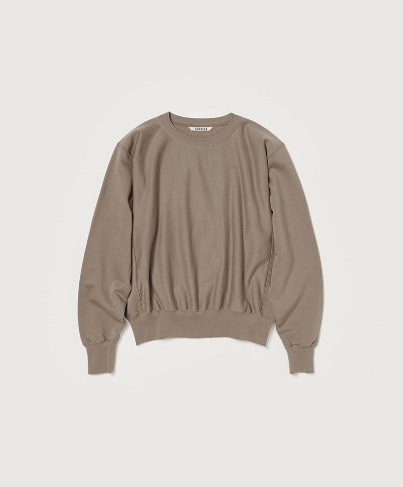 Elastic High Gauge Sweat P/O(0(WOMEN) Gray Beige/グレーベージュ): AURALEE