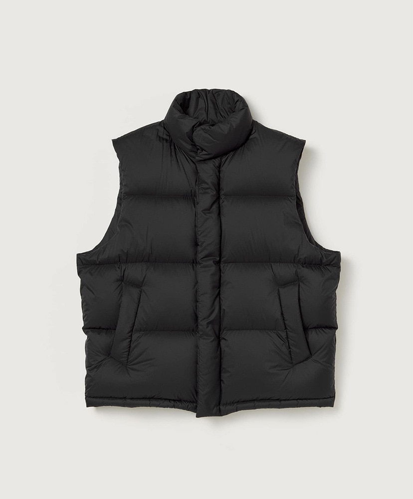 Super Light Nylon Ripstop Down Vest(3(MEN) Black/ブラック): AURALEE