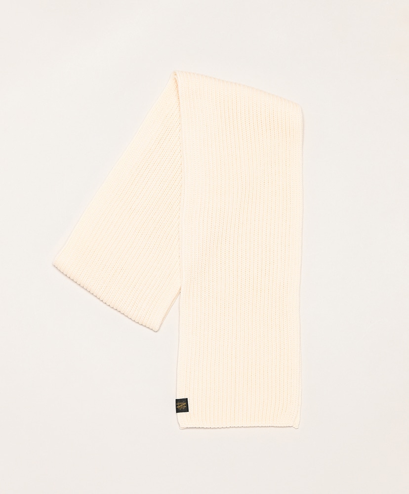 Solid Wool Muffler(FREE Ivory/アイボリー): BATONER