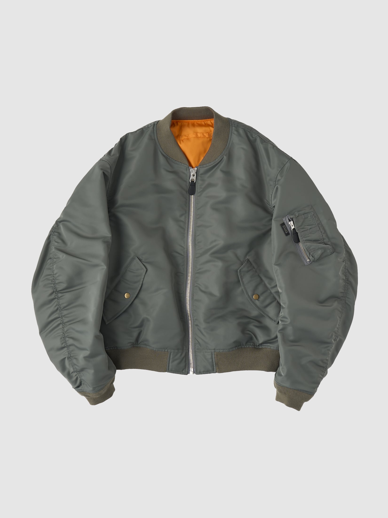 Reversible CORDURA Flight Jacket(L(MEN) BlackxGreen/ブラック×グリーン): SEDAN  ALL-PURPOSE