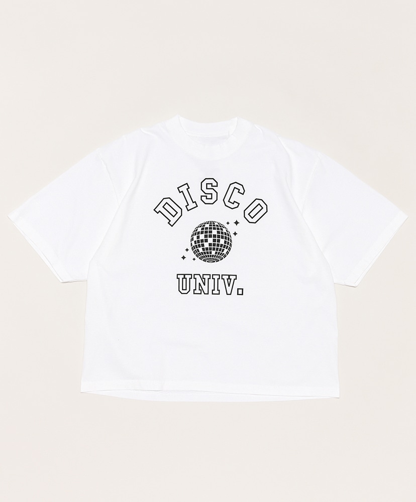 Disco UNIV. T-shirt(L(MEN) Sumi(Charcoal)/スミ(チャコール)): ISNESS MUSIC