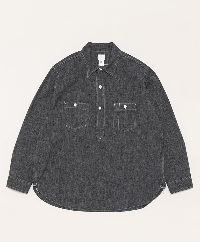 No. 2 Shirt : Grey Covert(L(MEN) salt & pepper/ソルト＆ペッパー 