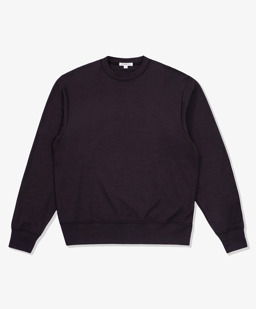 Wool Jersey Sweater(L(MEN) Brown Clay/ブラウンクレイ): LADY WHITE CO.