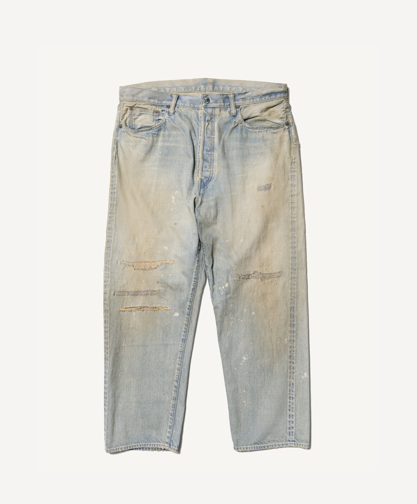 Washed Denim Wide Pants(32(MEN) Bleach/ブリーチ): A.PRESSE 