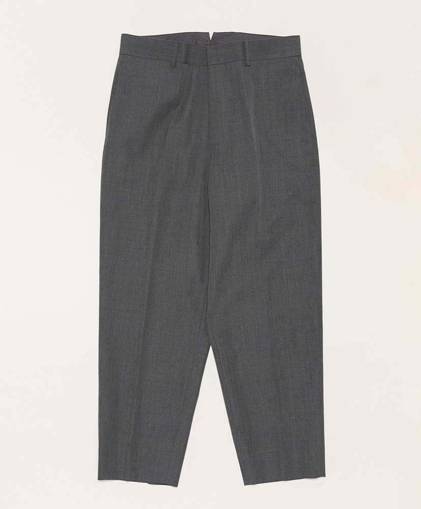 完璧 Strap Back Unlikely Plain Serge(L(MEN Wool Trousers Front パンツ