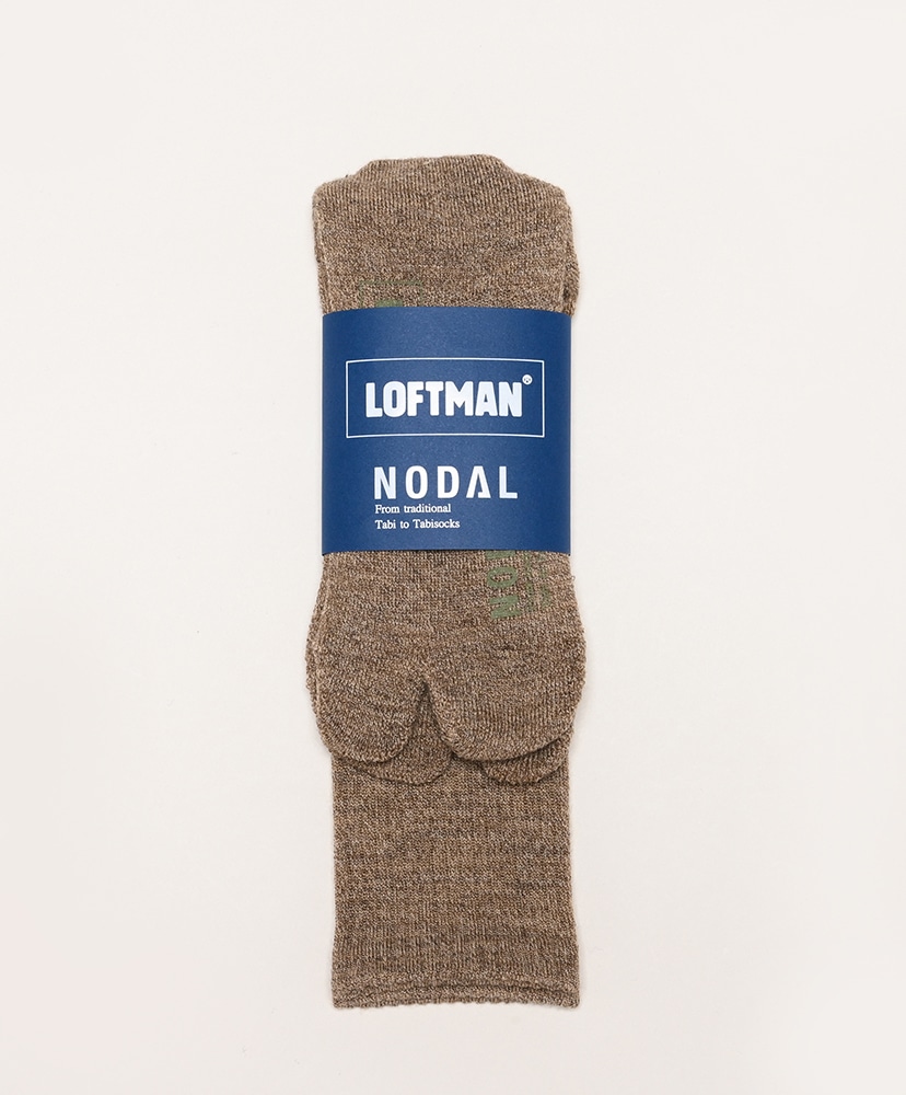 LOFTMAN別注 足袋型ソックス ウール(FREE Black/ブラック): NODAL