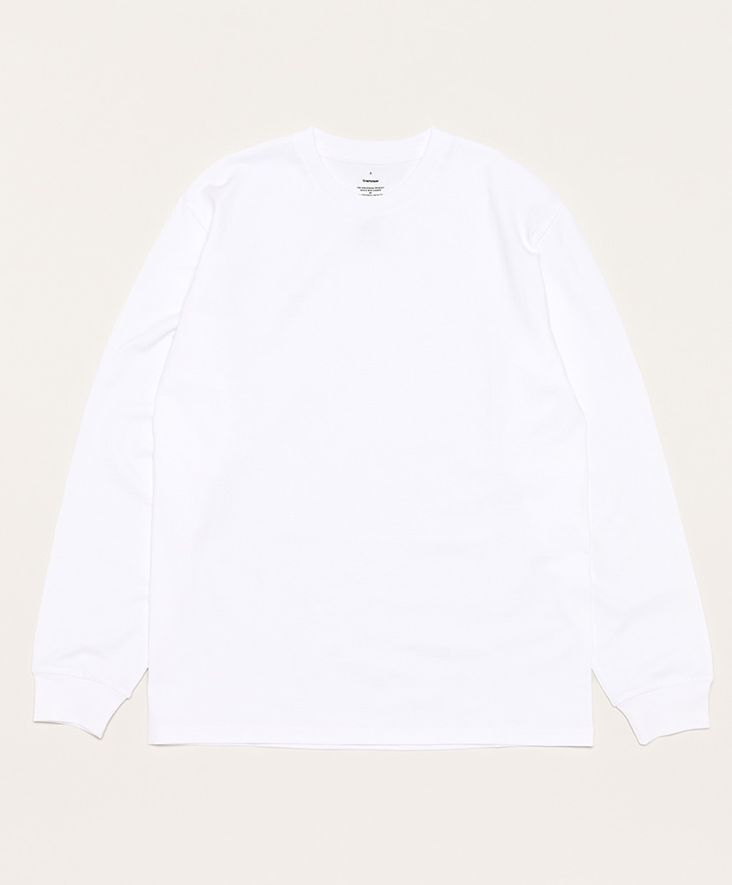 L/S Crew Neck Tee(2(MEN) Gray/グレー): Graphpaper