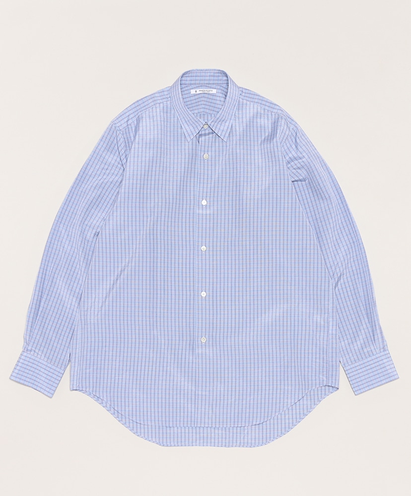 トップス CHARLES SILK POPLINE FINE CHECK MAATEE&SONS 