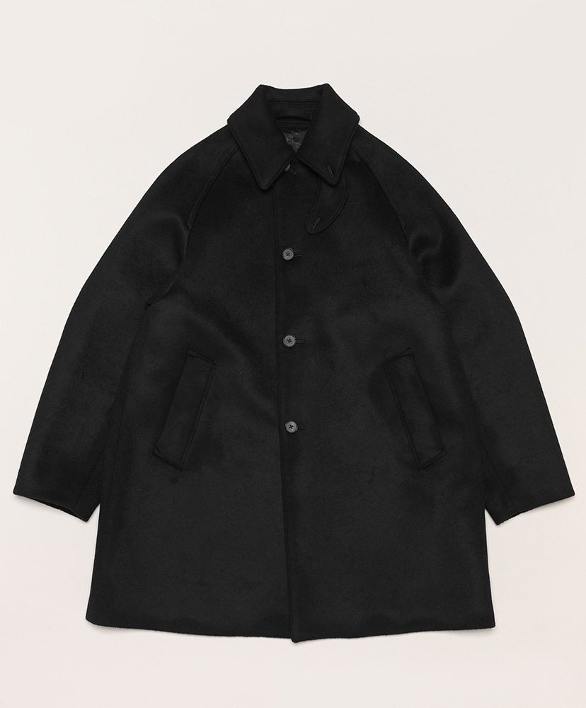 BAL COLLAR HALF COAT(3(MEN) Black/ブラック): MAATEE&SONS