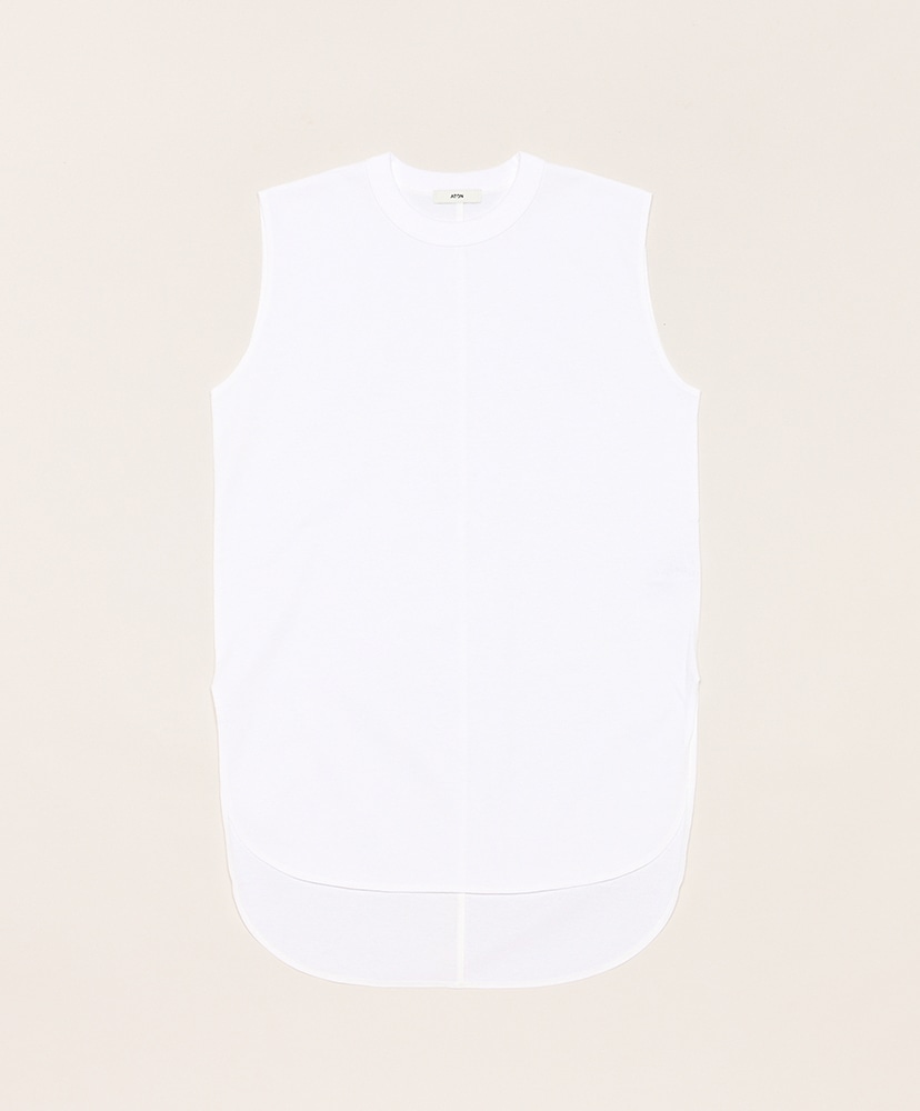 12/- Air Spinning | Round Hem Tanktop(01(WOMEN) Black