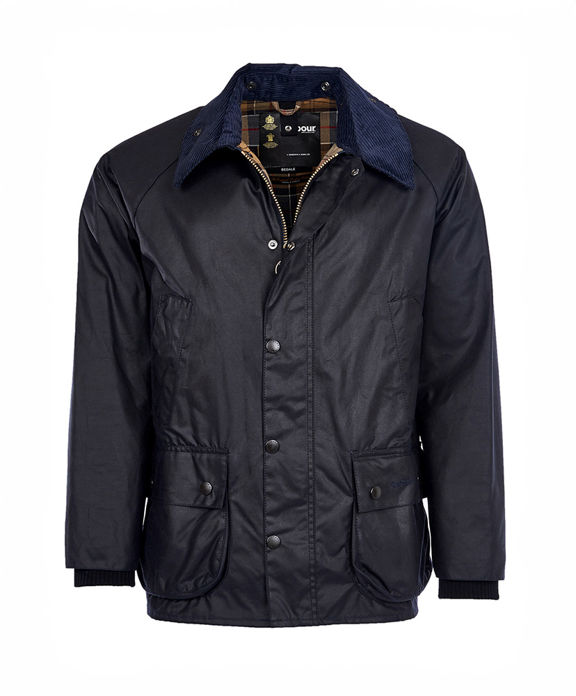 Bedale Wax Cotton Blouson (Regular Fit)(32 BLK(Black)): Barbour