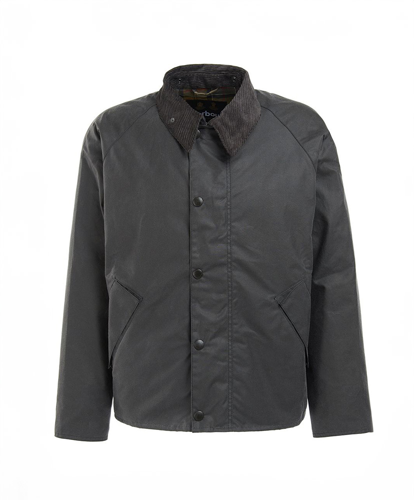 Transport Wax Cotton Short Blouson(32 BLK(Black)): Barbour