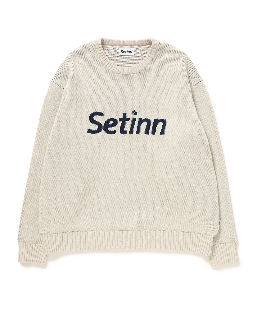 Setinn Jacquard Knit(L(MEN) Natural/ナチュラル): Setinn