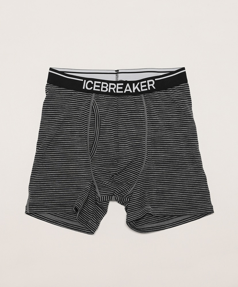 M Anatomica Boxers With Fly(M(MEN) GR/グリッドストーンヘザー): Icebreaker