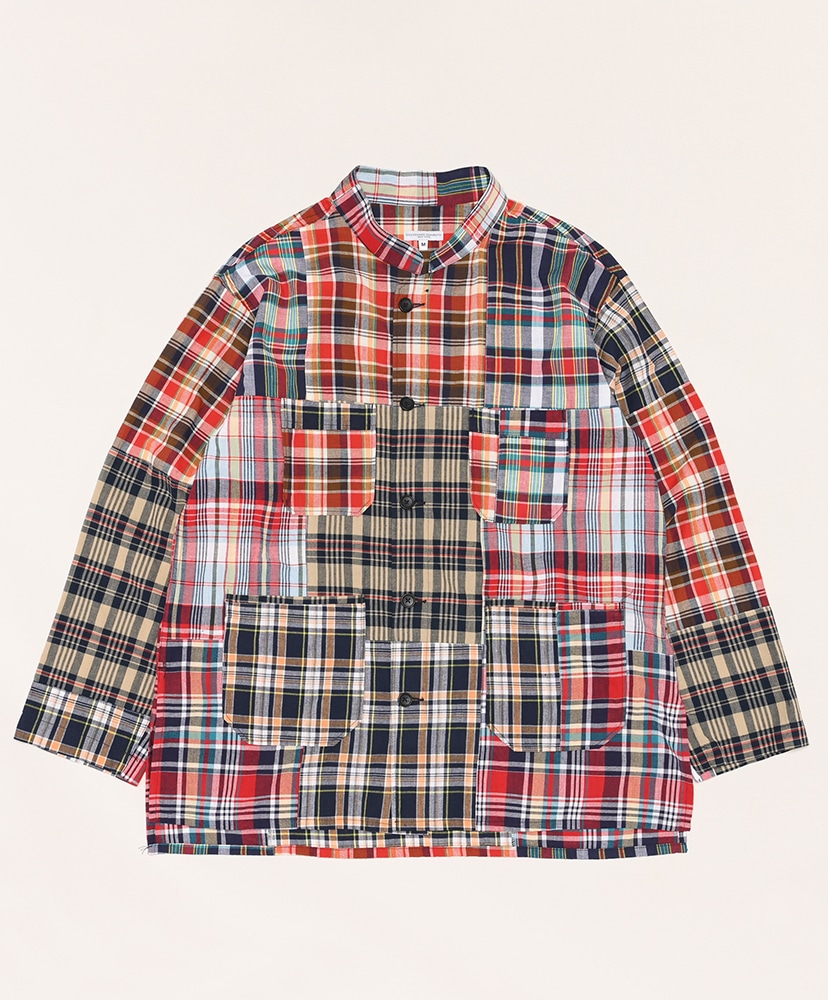 Dayton Shirt-Square Patchwork Madras