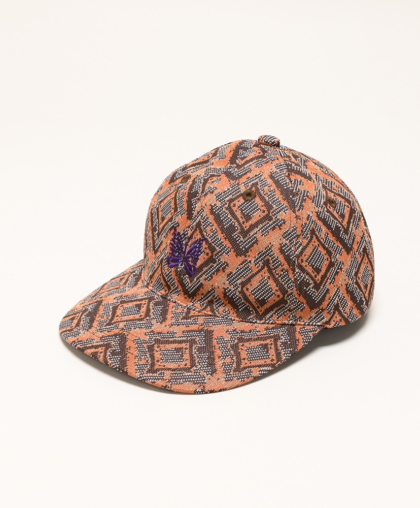 Baseball Cap-Poly Jq.(ONE(MEN) Orange/オレンジ): NEEDLES