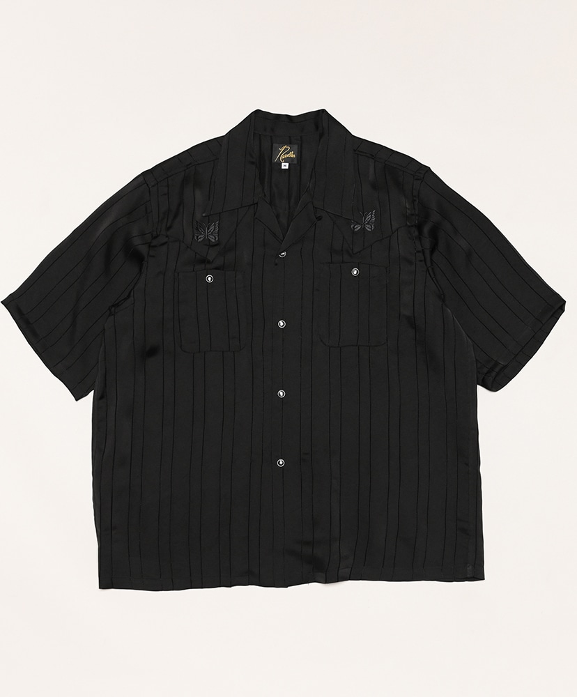 S/S Cowboy One-up Shirt - TA/CU/PE Georgette(L(MEN) Black/ブラック ...