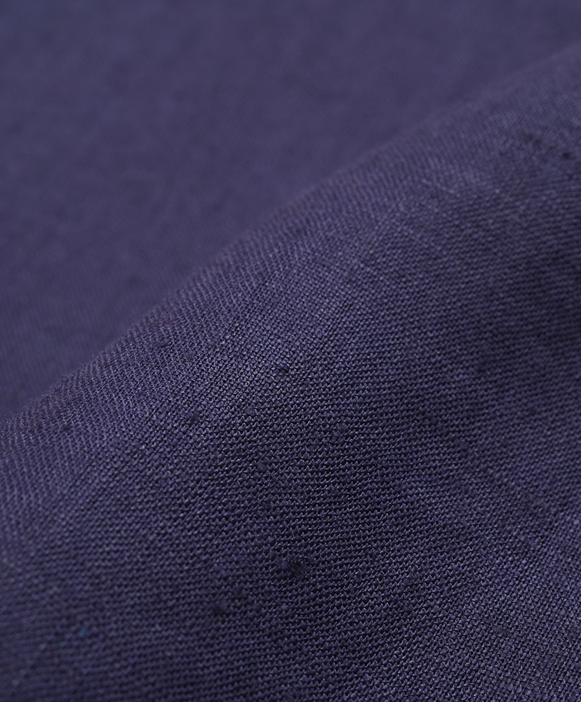 Work Shirt-Linen Canvas Purple/パープル L(MEN)
