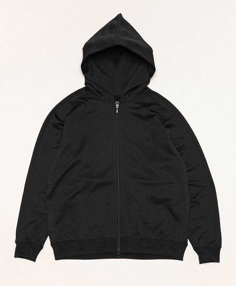 Zipped Sweat Hoody-C/PE Bright Jersey(S(MEN) Black/ブラック